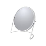 Miroir grossissant sur pied Acier akira Blanc mat Spirella