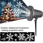 Jul Snöflinga Projektor Lampor Led Utomhus Dekoration 14*29cm