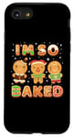 Coque pour iPhone SE (2020) / 7 / 8 Biscuits amusants de Noël I'm So Baked Gingerbread Man