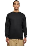 Urban Classics Men's Sweat Crewneck Sweatshirt, Black , L