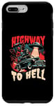 Coque pour iPhone 7 Plus/8 Plus Highway to Hell - Bold Urban Graffiti Esthétique