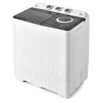 Twin Tub Washing Machine Portable Laundry Washer Machine 6.5KG Washer+2KG Dryer