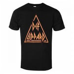 Def Leppard Unisex Adult Classic Triangle Cotton T-Shirt - S