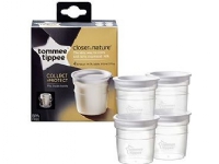 Tommee Tippee Mjölkbehållare vit 4x60ml (TT0142)