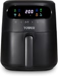 Tower, T17125, Vortx 3L Air Fryer with Colour Digital Display, Digital Control P