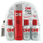 CHI Summer Travel Kit + Shampoo + Heat Protection + Iron Guard + Silk Infusion, Gift set