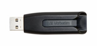 Verbatim – USB 3.0 -muisti, Store'N'Go V3, 16GB, musta/harmaa (49172)