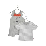 BLUE SEVEN Baby 2-delad skjorta + Dungarees