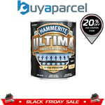 Hammerite 5362532 Ultima Metal Paint Matt Black 750ml HMMUMMBL750