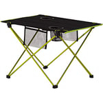 MC Kinley Mobilier De Camping-276037 Camping, Polyester, Noir/Lime, Taille Unique