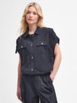 Barbour International Carla Utility Shirt, Black