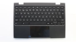 Lenovo Chromebook 100e Palmrest Cover Touchpad Keyboard Spanish Black 5CB0R07025