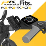 POWAKADDY GPS PHONE HOLDER / FITS POWAKADDY FX3, FX5, FX7 & CT6 GOLF TROLLEYS