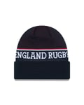 NEW ERA ENGLAND RUGBY BEANIE HAT.MENS WOMENS RFU UNION NAVY CUFF WOOLLY CAP W23