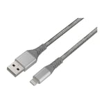 Dacota Platinum USB-Lightning-kabel 2 M, grå