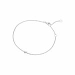 Georg Jensen GJ SIGNATURE BRACELET White Gold DIAMOND 0.05 CT 18 CM