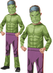 Deluxe Official Hulk Costume Kids Superhero Fancy Dress + Mask Boys Girls