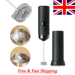 Milk Coffee Frother Mixer Stainless Steel Whisk For Cappuccino Hot Chocolate