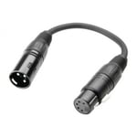 Adam Hall DMX Adapter Hona 5-pin till Hane 3-pin