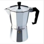 Italiensk Moka kaffebryggare i aluminium - Märke - 600ML 12 koppar - Grå