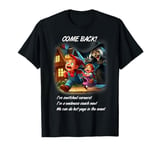 Witch Chasing Hansel & Gretel Sarcastic Funny Fairytale Fun T-Shirt