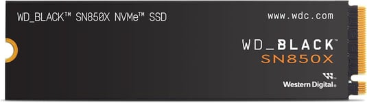 SN850X SSD 8 to, Disque SSD Interne, Gaming SSD, Haute Performance Disque de Jeu, Lecture jusqu'à 7200 Mo/s, écriture jusqu'à 6,600 Mo/s, PCIe Gen 4.0 NVMe, Noir