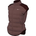 Nike Therma-Fit Swift Women's Running Vest, Red Sepia, FB7537-218, 2XL