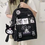 Ny Sanrio Kuromi Ryggsäck Axelväska Pompompurin My Melody Studenter Skolväska Stor Kapacitet Cartoon Söt Skolväska  (FMY) type2