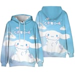 Cinnamoroll Kids Girl Sweatshirt Huvtröja Långärmad tröja Casual Toppar 140cm