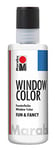 Marabu Window Color Fun & Fancy, 80 ML, Blanc, Peinture