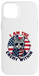 Coque pour iPhone 14 Plus I Am The Enemy Within Harris Trump Funny US Election 2024