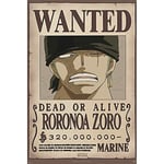 ABYstyle One Piece Poster « Wanted Zoro » (91,5 x 61) pour Salle de séjour