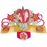 Second Nature 3D Pop Up 30th Birthday Card