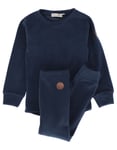 Gullkorn Jona Fleece-sett - marine