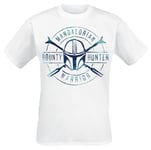 Star Wars The Mandalorian - Bounty Hunter Warrior T-Shirt white