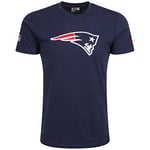 New Era New England Patriots T Shirt NFL Team Logo Navy - XXL