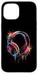 iPhone 15 Headphones Music DJ Artwork Music Lover Beatmaker Techno Case