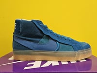 Nike SB Zoom Blazer Mid PRM UK 6 EUR 39 Green Abyss DV5468 300