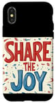 Coque pour iPhone X/XS Belle tenue de discours Share the Joy