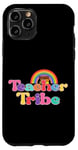 Coque pour iPhone 11 Pro Livres arc-en-ciel colorés Teacher Tribe