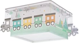 Dalber Ceiling Light Children's Room, Ceiling Light for Children The Night Train Train, Ceiling Light Children's Room, 63536, E27