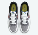 Nike Air Force 1 ‘07 UK 11.5 EUR 47 White/Sport Red-Grey-Electric Green CU5625
