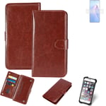 CASE FOR Oppo Reno8 Pro Global BROWN FAUX LEATHER PROTECTION WALLET BOOK FLIP MA