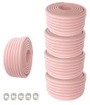 HIMRY Universel Rouleau de Mousse, 1000cm x 80mm, Epaissir Mousse Antichoc Sécurité pour Bébé Kits, Enfants sécurité Anti-Crash, Tout Usage sécurité de bébé Protecteur. 5x2m, Rose, KXD7002 Pink