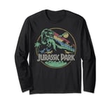 Jurassic Park Retro T-Rex Circle Long Sleeve T-Shirt