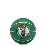 Wilson Ballon de Basket, NBA Dribbler, Boston Celtics, Extérieur et Hall de Sport, Taille : Junior, Vert