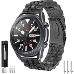 Kello, yhteensopiva Samsung Galaxy Watch 3 45 mm rannekkeen kanssa, ruostumaton teräs 22 mm Galaxy Watch -ranneke Galaxy Watch 3 45 mm/Galaxy Watch...