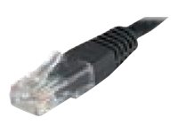 Exertis - Patch-Kabel - Rj-45 (Hane) Till Rj-45 (Hane) - 3 M - F/Utp (Folieöverdraget Oskärmat Tvinnat Par) - Cat 6 - Formpressad - Svart