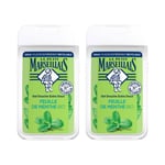 Le Petit Marseillais Gel Douche Bio Extra Doux, au pH neutre, Feuille de Menthe, 2 x 250 ml Gel(S) 2x250 pc(s)