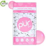 PUR 100% Xylitol Chewing Gum, Sugarless Bubblegum, Aspartame Free, Gluten Free